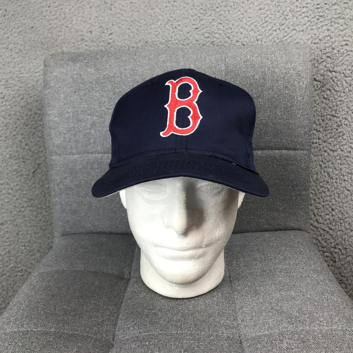 Vintage Boston Red Sox Hat Cap Snap Back Mens Blue MLB Baseball
