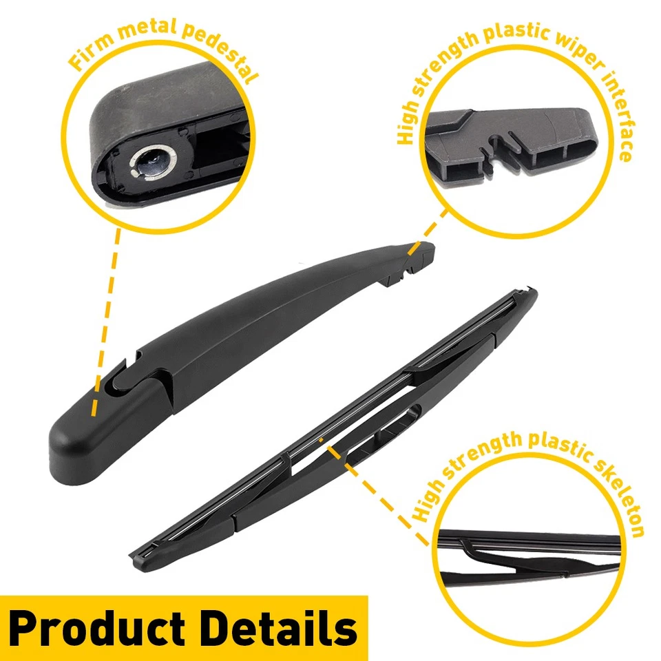 Rear Windshield Wiper Arm & Blade For 2009-2019 Ford Flex Lincoln MKT BA8Z17526A - Image 4 of 4