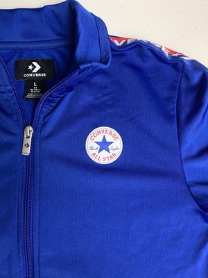 Converse All Star Chuck Taylor Blue Full zip track Jacket Sweater