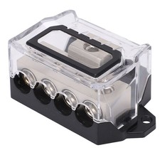 Power Distribution Block 0 Gauge to 4 Gauge Ground Wire Splitter Audio