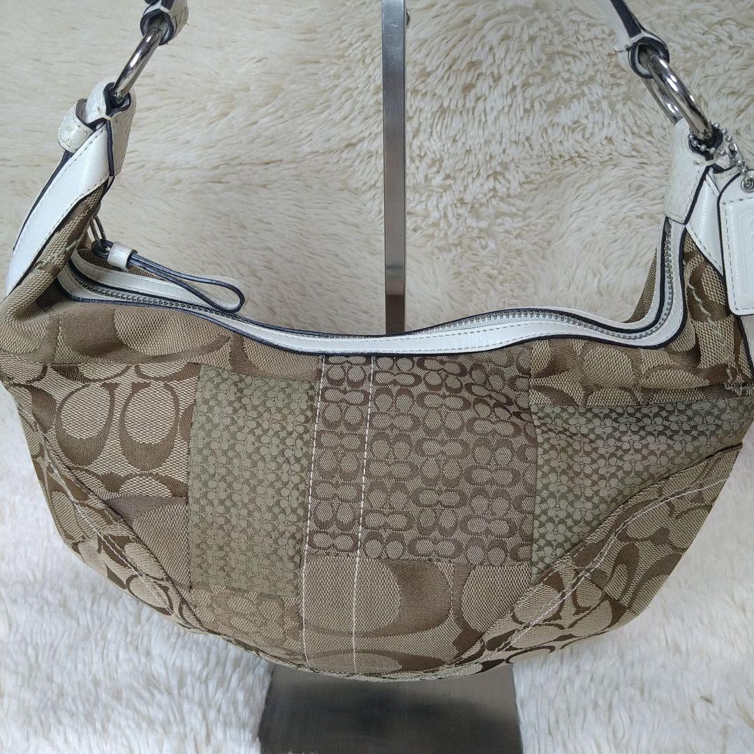COACH Patchwork Python Y2K Shoulder Bag Authentic… - image 5