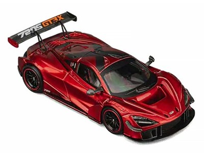 MCLAREN 720S GT3X RED 1/64 DIECAST MODEL CAR BY CM MODEL CM64