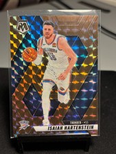 ISAIAH HARTENSTEIN 2024 Panini Mosaic Bronze Prizm /75 #122 OKC Thunder SP