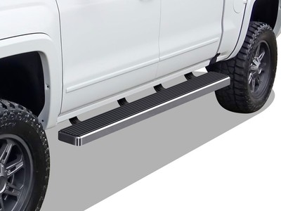 APS Stainless Steel 5in Bar Fit 07-18 Chevy Silverado GMC Sierra Crew Cab