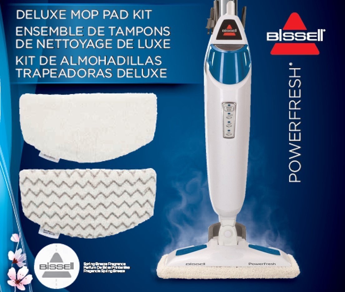 BISSELL PowerFresh Steam Mop Pads (2 pk) with Fragrance disc
