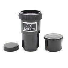 Stellar 1.25-inch Plastic 3X Magnifying Glass 3x Barlow Telescope Accessories