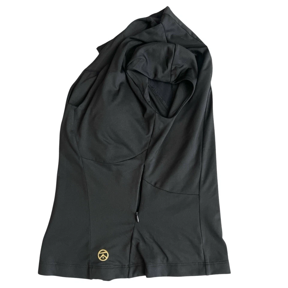 Camiseta deportiva Kinflyte Unity V negra soporte postura ecológica talla XS Foto 4 de 4