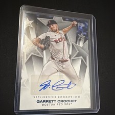 Topps 2025 Series 2 Baseball Stars Autographs Garrett Crochet Red Sox BSA2-GC
