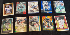 ( 10 ) Emmitt Smith Football Lot with Rookie-Mosaic HoLoFame-Prizm ++