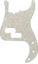 Fender 13-hole Modern-style Precision Bass Pickguard - Aged White Pearl