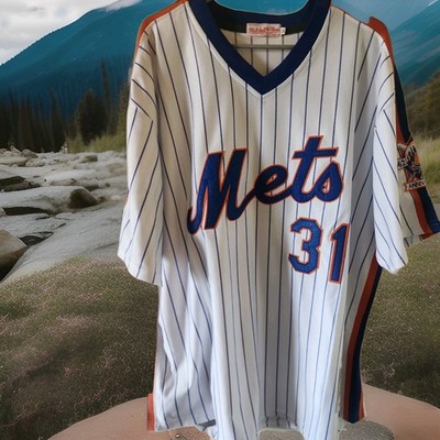 New York Mets Mike Piazza ''86 Mets Style'' 25th Anniversary Jersey Fully Sewn!