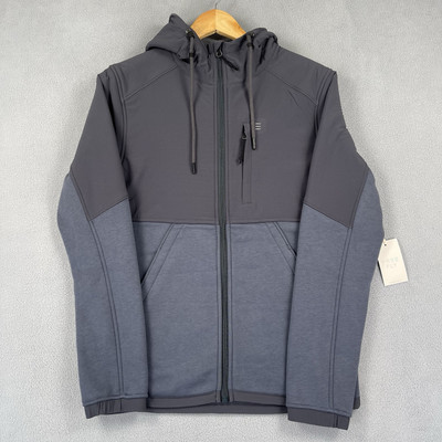 Free Fly Jacket Mens S Sherpa Lined Elements Coat Outdoor Hood Bamboo Full Zip