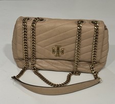 Tory Burch Small Kira Chevron Convertible Shoulder Bag in Desert Dune