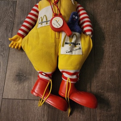 Vintage 1978 McDonald's Ronald McDonald Doll with Whistle 20