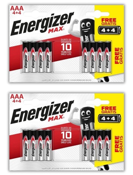 16X Energizer Max Aaa Alkaline Batterien LR03 E92 Micro-image