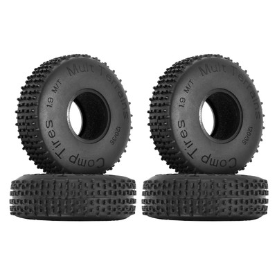 INJORA 1.9 Wheel Tires - Multi Terrains Comp Pins Tires for 1/10 RC Crawler R...