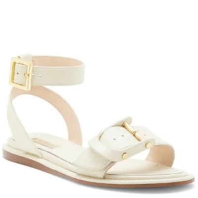 NEW Louise Et Cie Women US 8 Benue Porcelain Ankle Strap Buckle Sandal