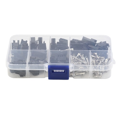Cable Dupont-Kabelverbinder Kit JST-2.54 MM Noir Ensemble 2/3/4/5-polig Prise - Foto 9 di 12
