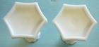 2 Westmoreland Koi Fish / Serpent Candlesticks White Milk Glass 4 1/4" Excellent — photo 5