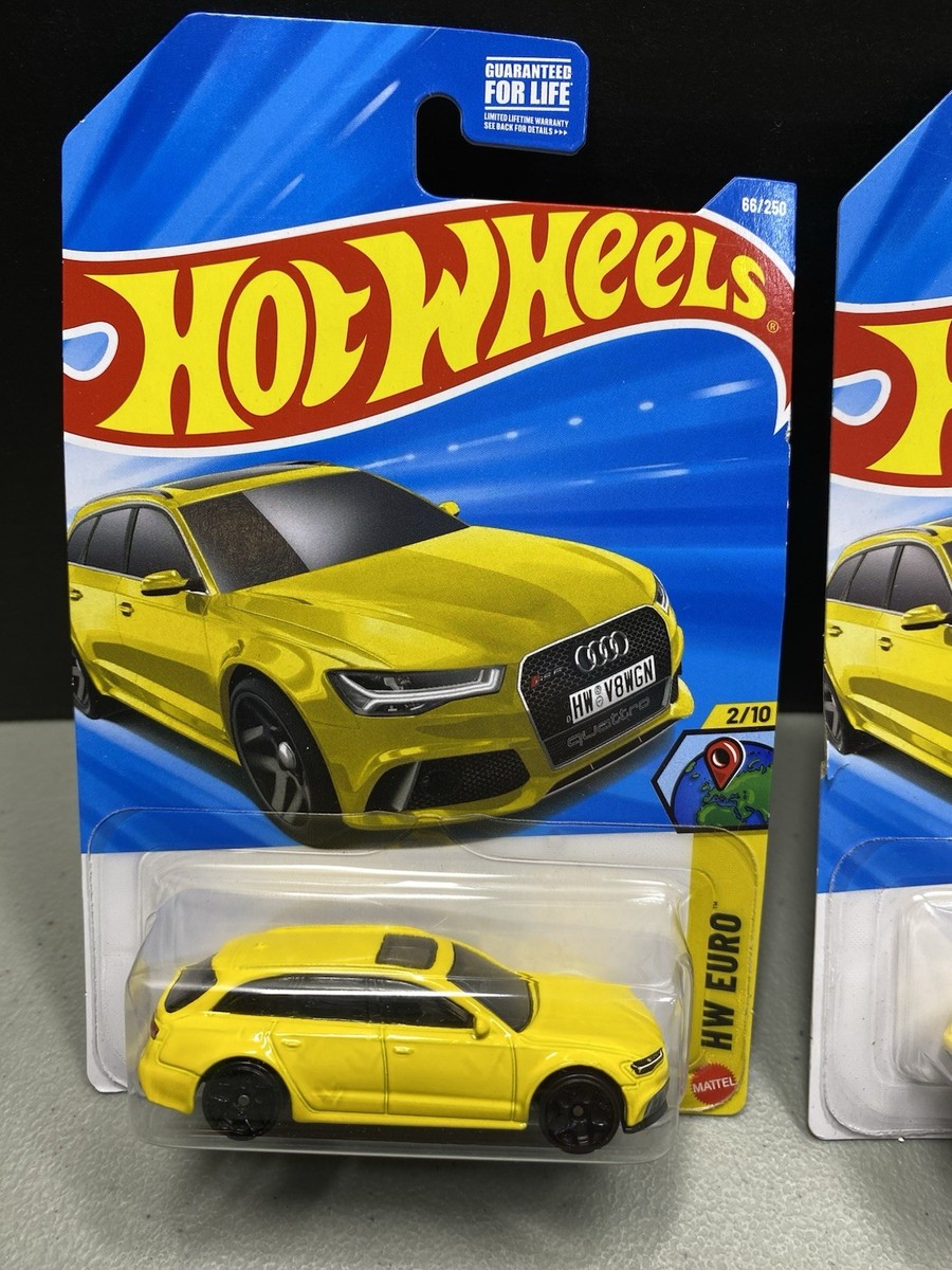 2026 Hot Wheels HW EURO 2/10 '17 Audi RS 6 Avant 66/250 Lot of 3