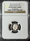 2014 S SILVER ROOSEVELT DIME NGC PF 69 ULTRA CAMEO