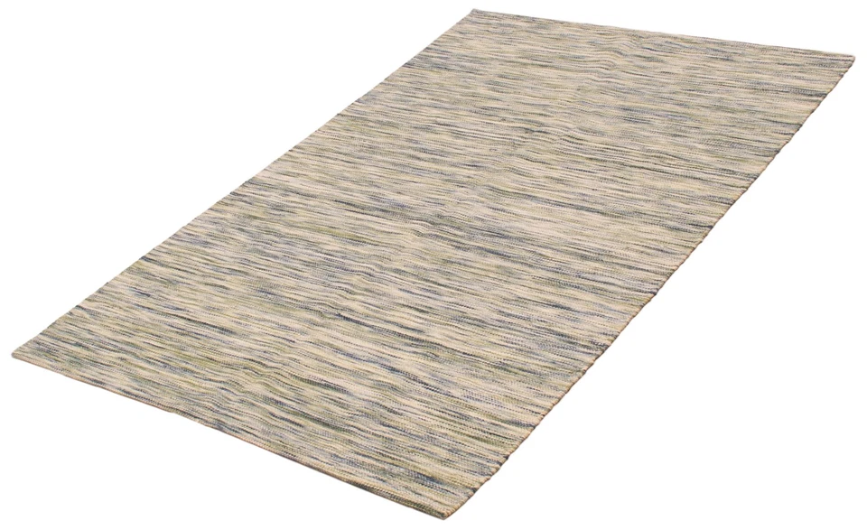 Vintage Hand Woven Traditional Kilim Rug 4'11" x 7'10" Oriental Wool Carpet - Image 4 of 4