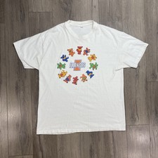 Vintage Grateful Dead Bears Illinois University 1995 GDM Adult Sz XL Single