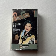 Patsy Cline 12 Greatest Hits Cassette Album Country Decca MCAC-12 English