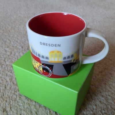 DRESDEN Germany Starbucks coffee Cup Mug 14oz You Are Here
