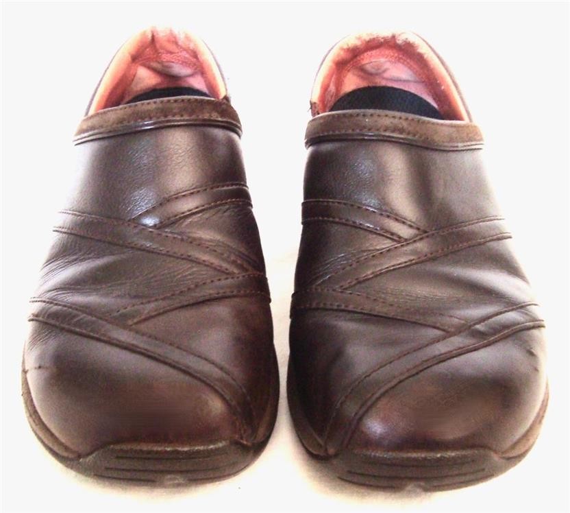 Scarpe mocassino donna Keen By MERRELL Primo Patch pelle marrone usate in ottime condizioni taglia 9