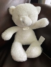 White Teddy Bear 10 Inch Plush Stuffed Animal by Doudou et Compagnie