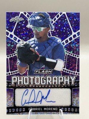 2021 Leaf Flash - Flash Photography Gabriel Moreno #FP-GM1 Purple /75 (AU, RC)