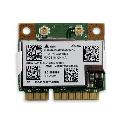 Lenovo 04w3835 Broadcom BCM943228HMB 802.11a/b/g/n WLAN + BT PCI-E Half