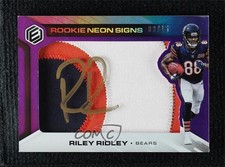 2019 Elements Rookie Neon Material Signs Prime 3/15 Riley Ridley Auto 1q7k