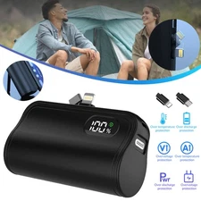 10000mAh Mini Power Bank Portable Charger for iPhone or Android Instant Charging