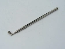 VINTAGE NOVELTY SOLID SILVER COCKTAIL SWIZZLE STICK IN THE FORM OF GOLF CLUB