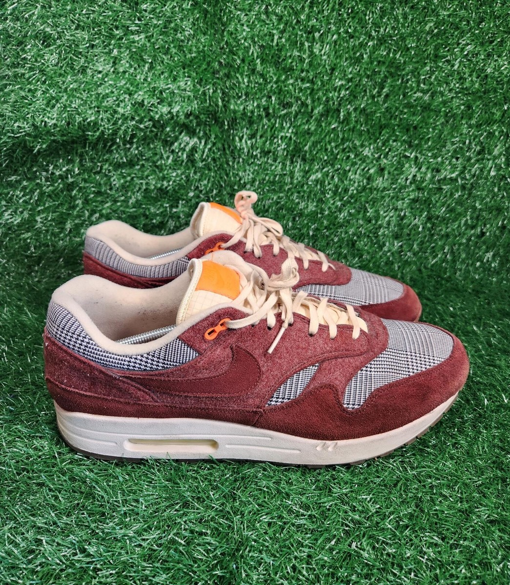 Nike Air Max 1 Houndstooth Bronze Eclipse Street Shoes CT1207-200