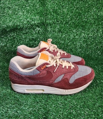Nike Air Max 1 Houndstooth Bronze Eclipse Street Shoes CT1207-200