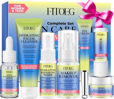 Skin Care for Teens,Gentle Hydrating Skin Care Set Kit with Clean Ingredients,Da