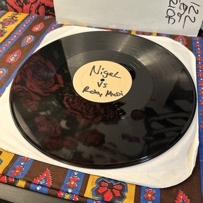 RARE Nigel Richards vs Roxy Music Brian Ferry Electronic Vinyl Record Techno 12''
