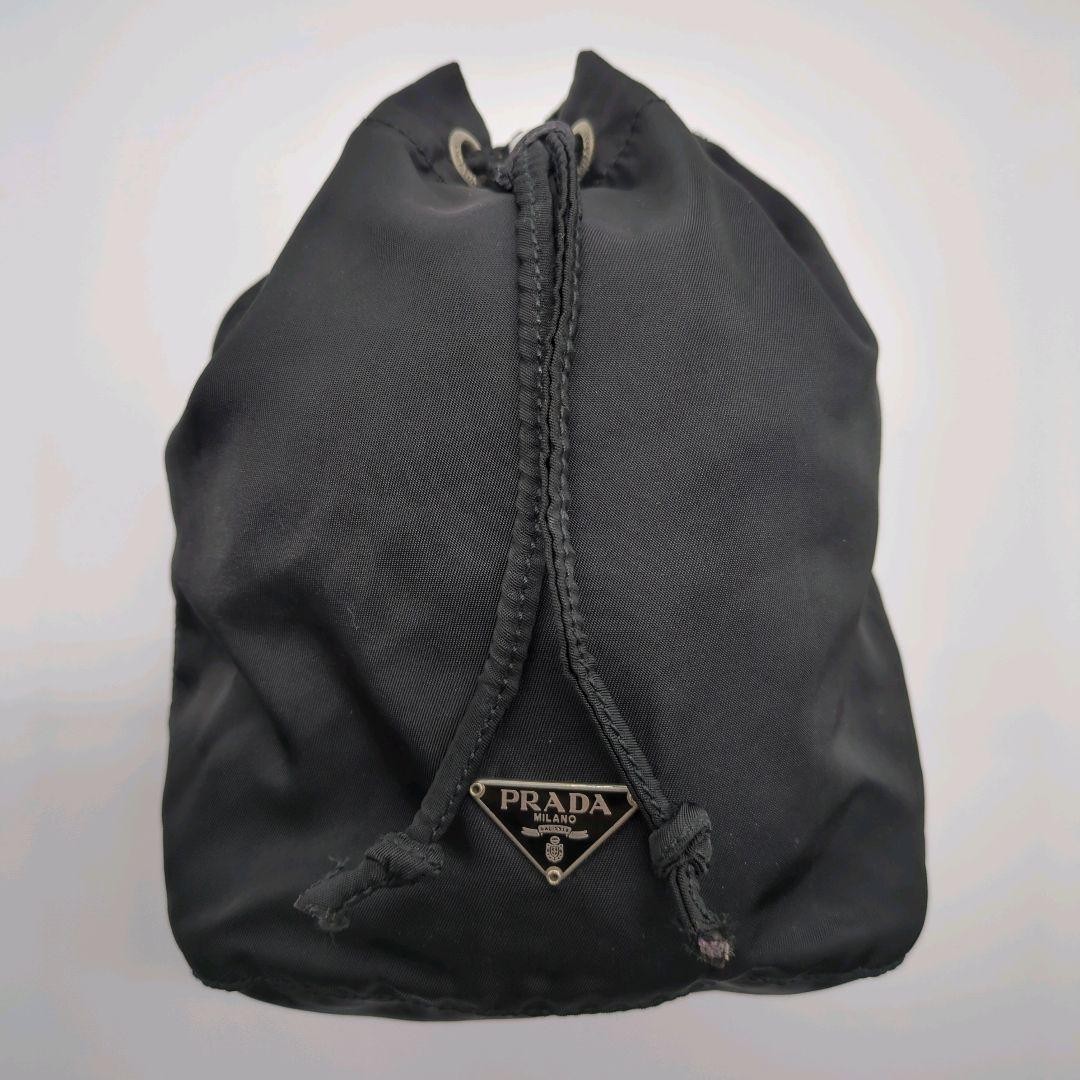 PRADA, Pouch, purse, Triangular Plate, Nylon, Tes… - image 23