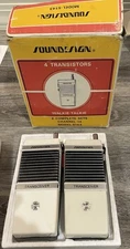 Vtg SOUNDESIGN Walkie-Talkie Set Of 2 Model 5143 In Original Box Working