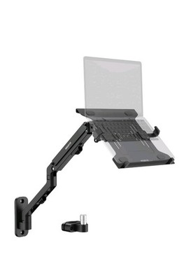 Mount-It! Ergonomic Laptop Arm for Wall or Pole Mounting, Full Motion Adjustm...