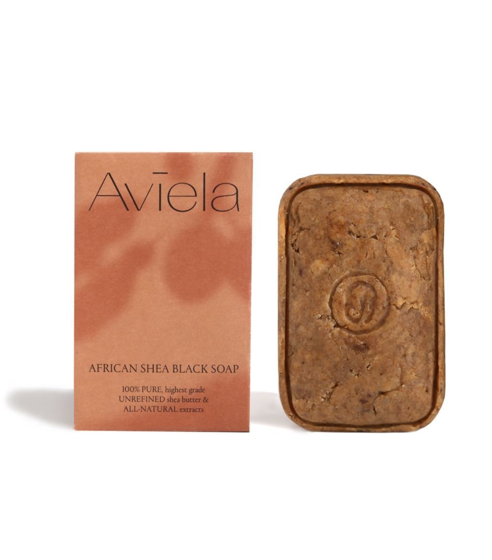 Aviela African Shea Black Soap 120g - Image 2