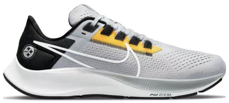 Size 8 - NFL x Nike Air Zoom Pegasus 38 Pittsburgh Steelers  display picture 3