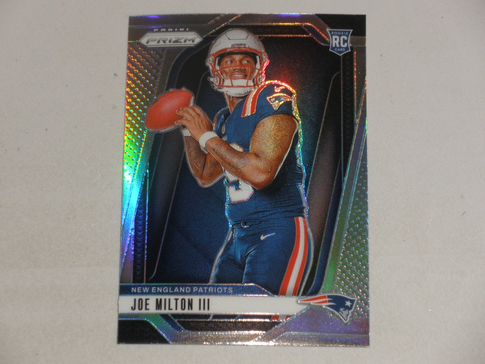 2024 Panini Prizm Silver Prizm SP Variation #20 Joe Milton III Rookie RC