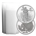 Roll of 20 - 1 Troy oz Saint Gaudens Design .999 Fine Silver Round Full Roll