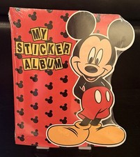 1997 Disney MICKEY MOUSE My Sticker Album Sealed w Stickers SANDYLION Vintage