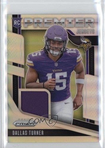 2024 Panini Prizm Premier Jerseys Dallas Turner #PJ-DTR Rookie Relic RC