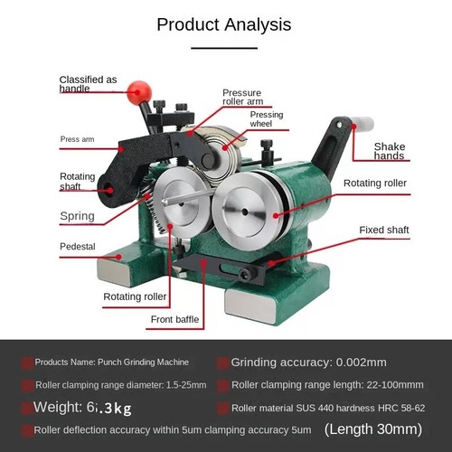 Grinding Machine Punch Sharpener Mini Needle Sharpener Punch Sharpener 220V - Foto 12 di 16